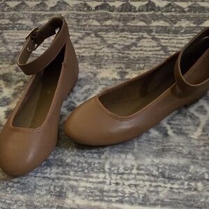 Sun Stone Ankle Strap Flats